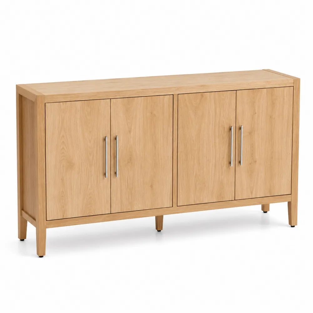 Sideboard Eiche mit 4 Türen 160x40x80 cm